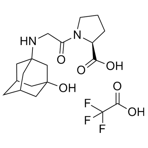 Picture of Vildagliptin carboxylic acid 2,2,2-trifluoroacetic acid