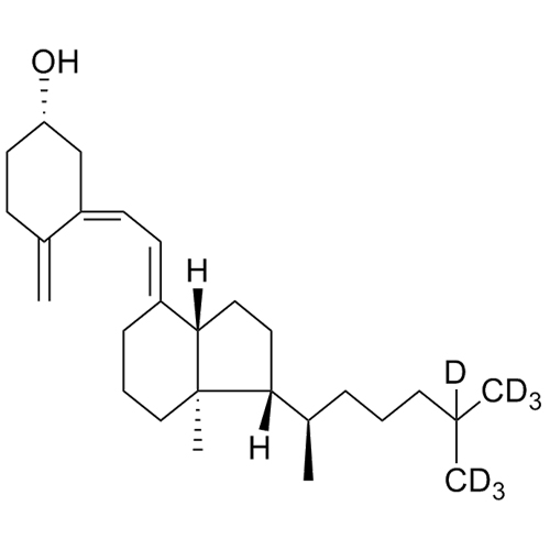 Show details for Vitamin D3-d7 Picture of Vitamin D3-d7