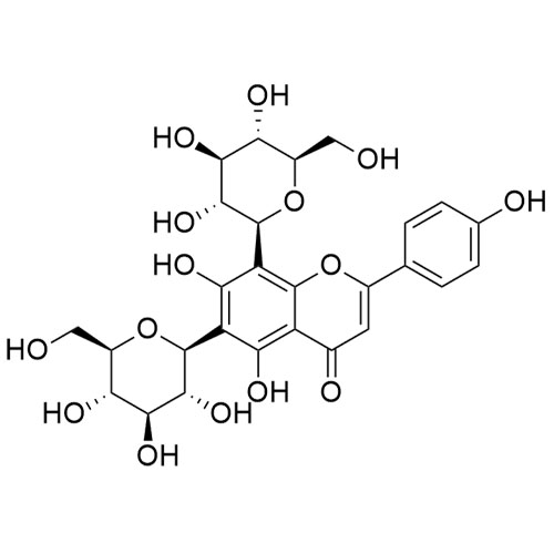 Show details for Apigenin 6,8-di-C-glucoside (Vicenin-2) Picture of Apigenin 6,8-di-C-glucoside (Vicenin-2)