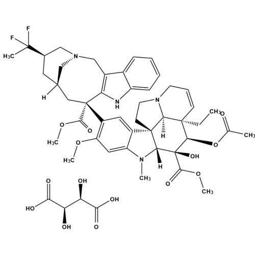 Show details for Vinflunine Ditartrate Picture of Vinflunine Ditartrate