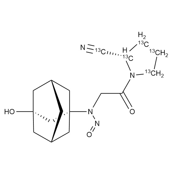 Picture of 13C5N-Nitroso Vildagliptin