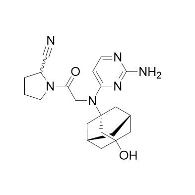 Picture of Vildagliptin  Pyrimidine Impurity (mixture of diastereomers)