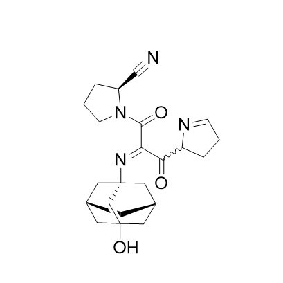 Picture of Vildagliptin (2S,2E)  (1-Pyrroline) Impurity  (Mixture of diastereomers)