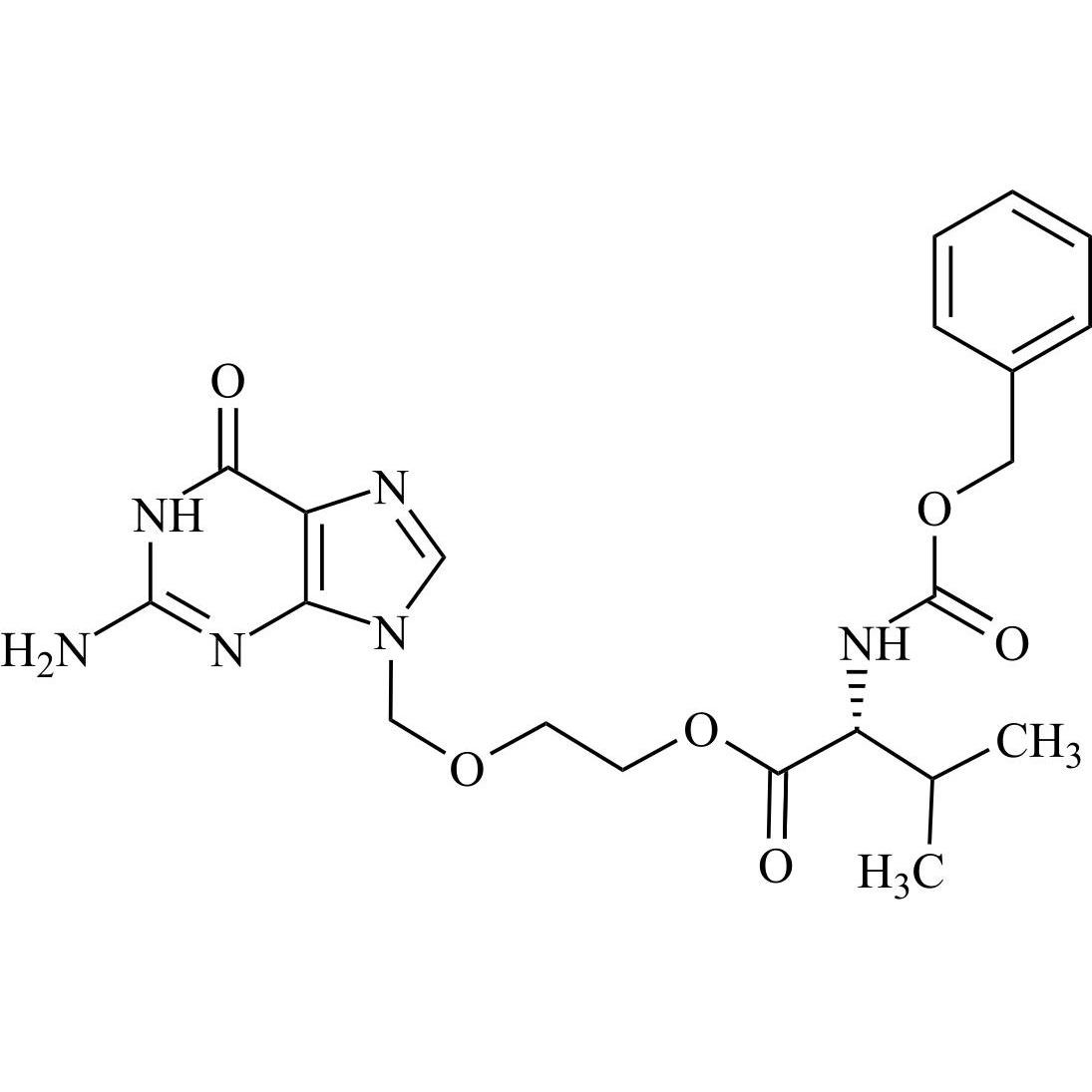 Picture of Valaciclovir EP Impurity E Enantiomer (Valacyclovir USP Related Compound E Enantiomer)