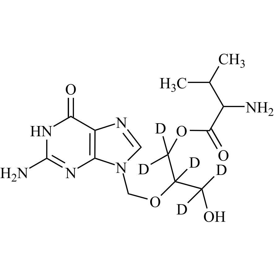 Picture of rac-Valganciclovir-d5 (Mixture of Diastereomers)