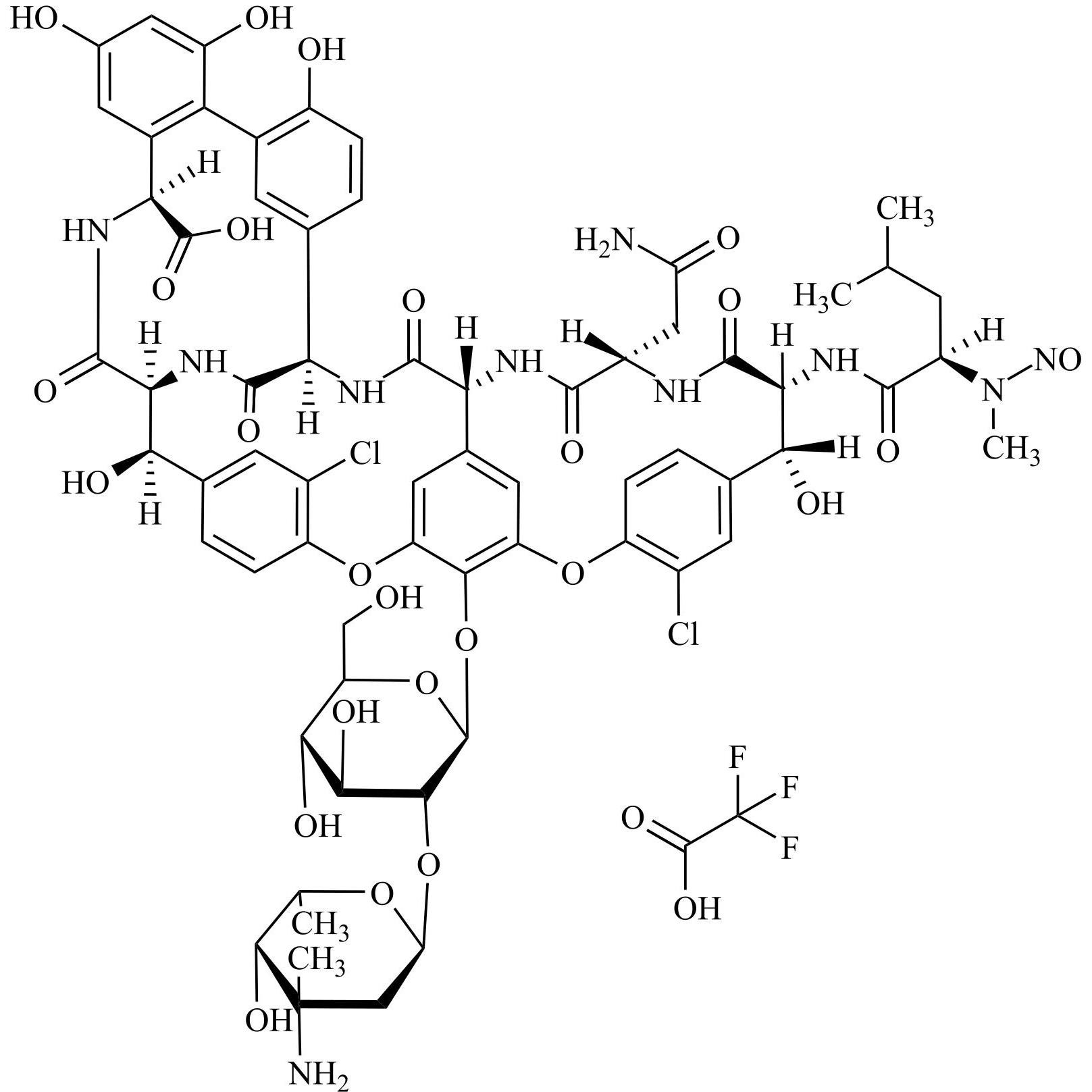 Show details for N-Nitroso Vancomycin Trifluoroacetate Picture of N-Nitroso Vancomycin Trifluoroacetate