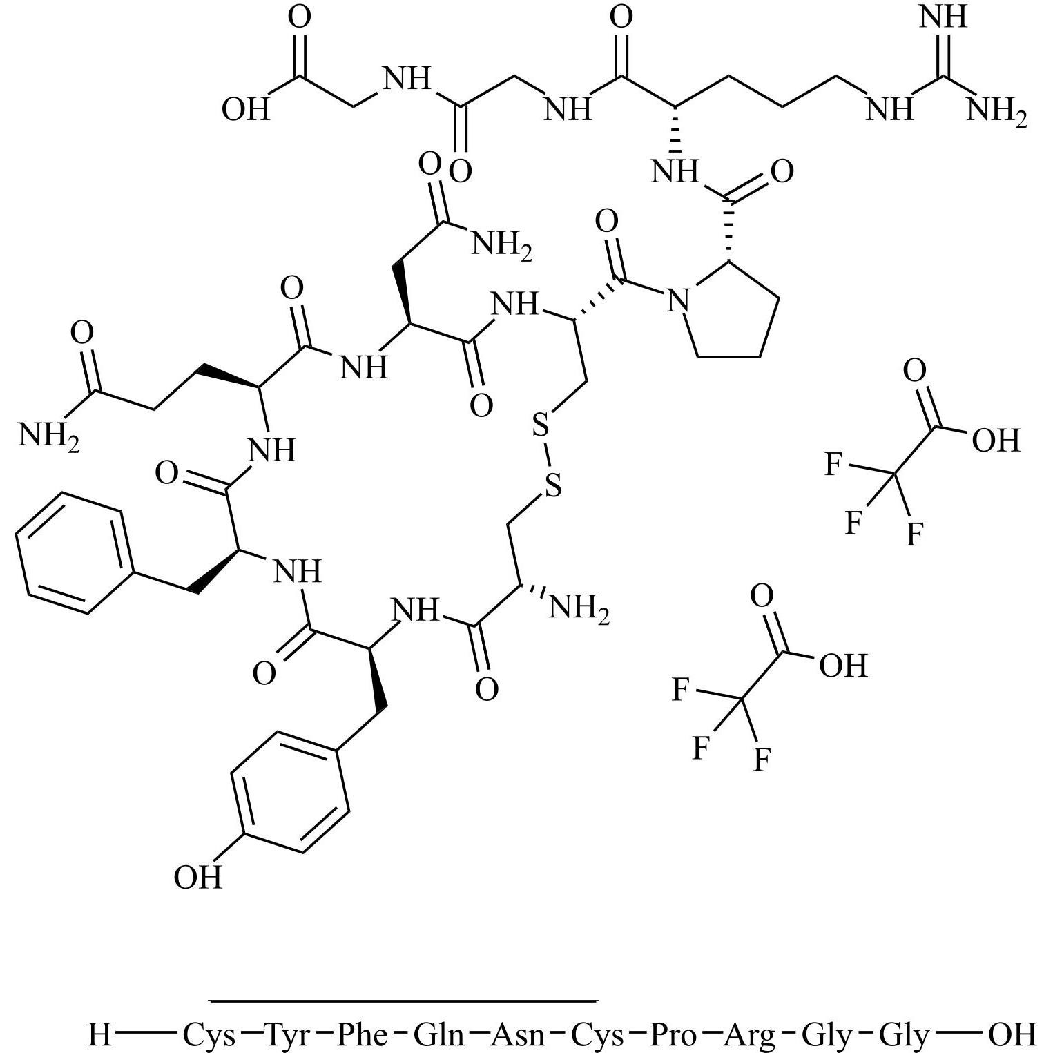 Picture of endo-Gly9a-Vasopressin Di-trifluoroacetate