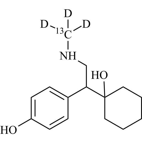 Picture of N,O-Didesmethyl Venlafaxine-13C-d3 ( (Mixture of Diastereomers)
