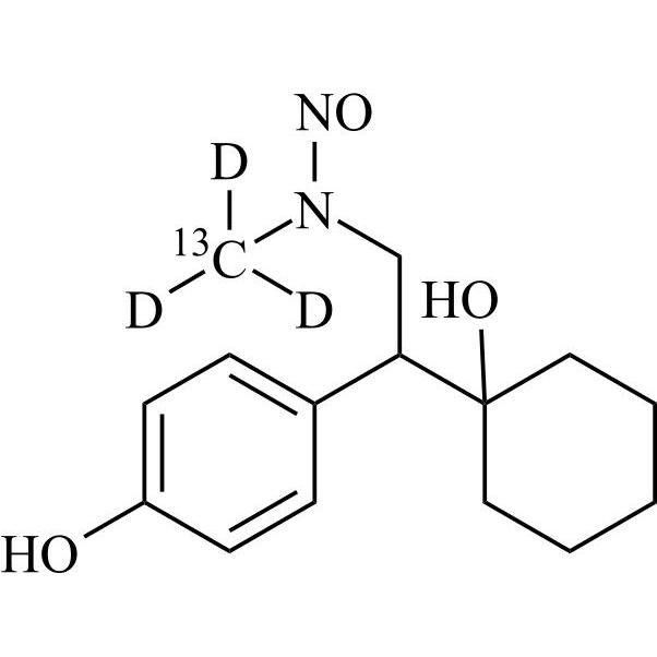 Picture of N-Nitroso N,O-Didesmethyl Venlafaxine-13C-d3 ( (Mixture of Diastereomers)