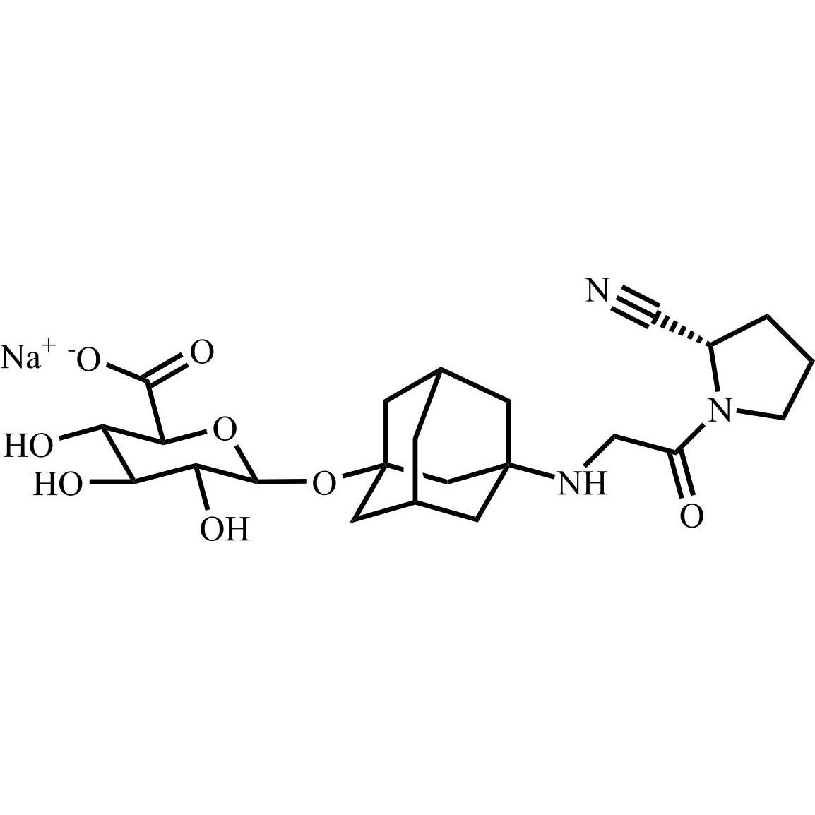 Picture of Vildagliptin beta-D-Glucuronide Sodium Salt