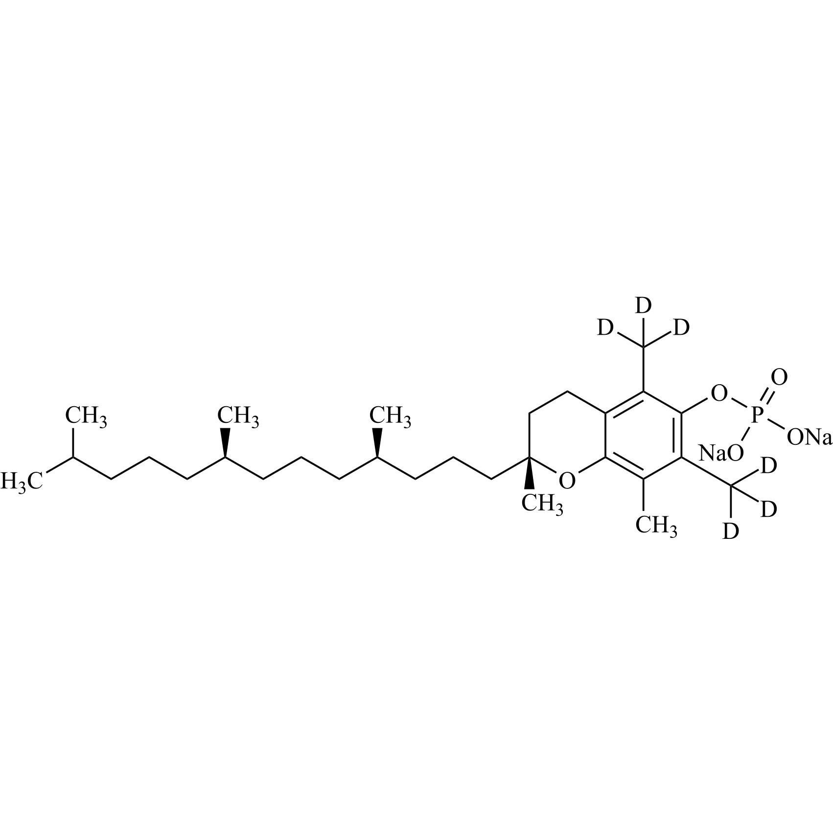 Picture of alpha-Tocopherol-d6 Phosphate Disodium Salt