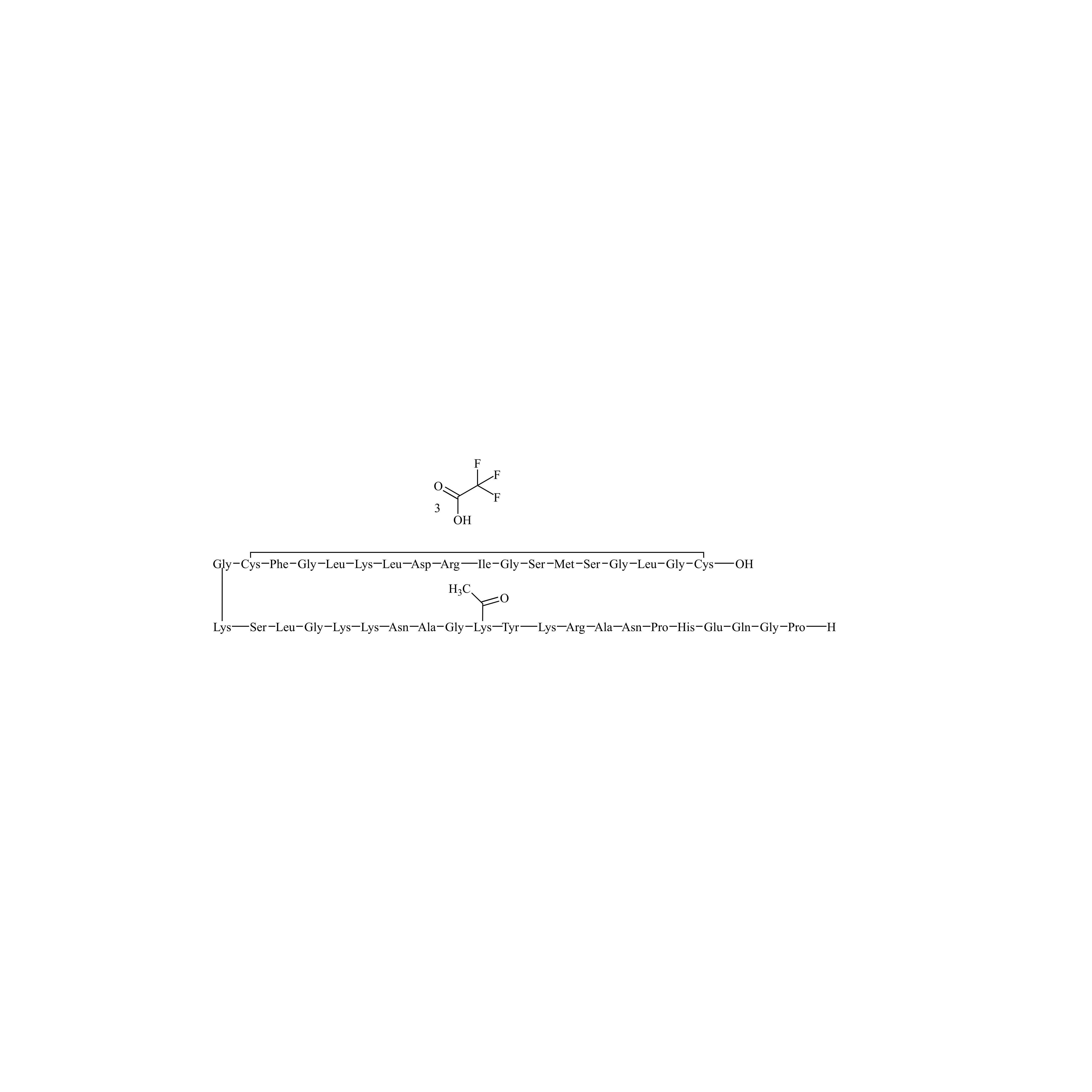 Picture of Vosoritide Impurity 7 Trifluoroacetate (Acetylated Lysin 12)