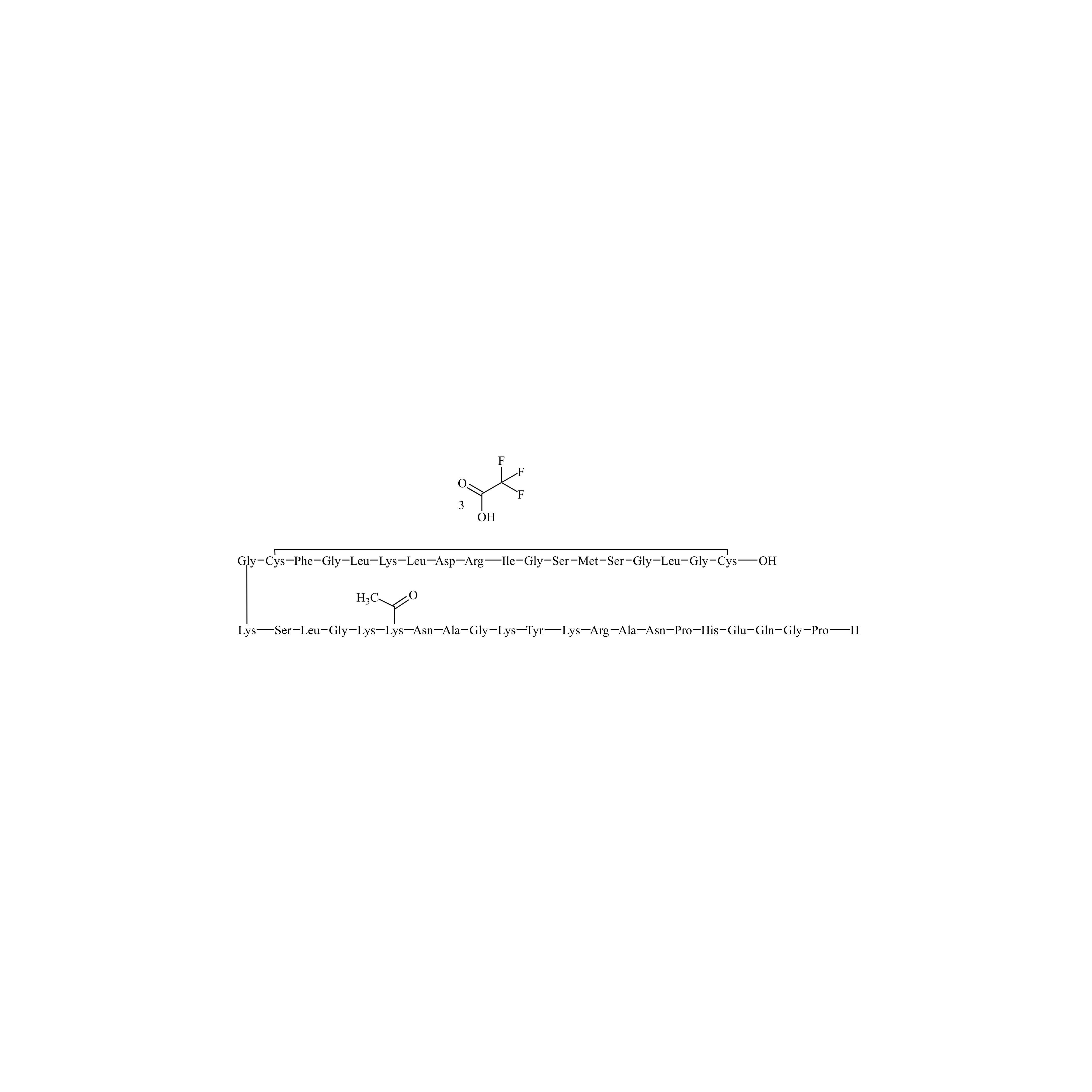 Picture of Vosoritide Impurity 8 Trifluoroacetate (Acetylated Lysin 16)