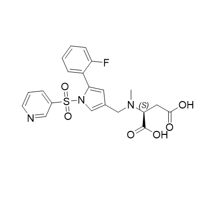 Picture of Vonoprazan N-Methyl Asparmic Acid Impurity (S Isomer)