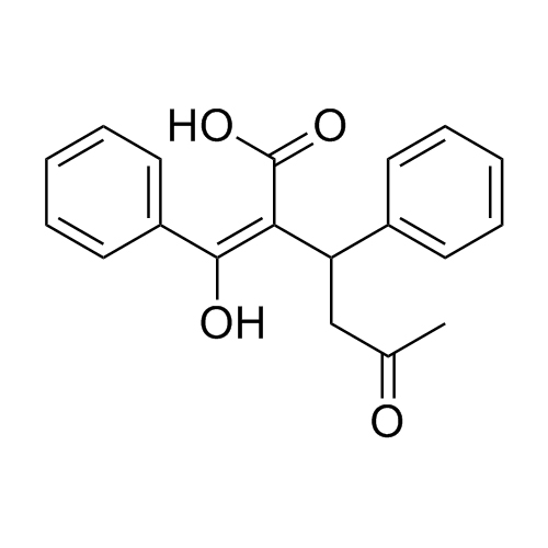 Picture of 2-(hydroxy(phenyl)methylene)-5-oxo-3-phenylhexanoic acid