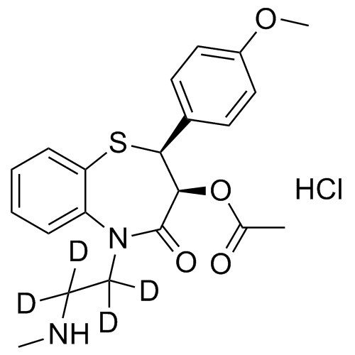 Show details for Diltiazem EP Impurity D-d4 HCl Picture of Diltiazem EP Impurity D-d4 HCl