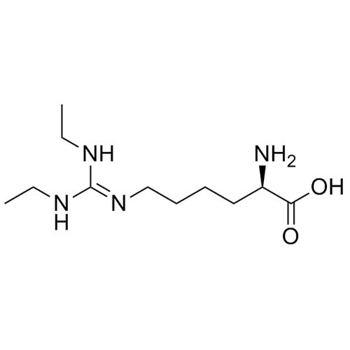 Picture of (R)-2-amino-6-((bis(ethylamino)methylene)amino)hexanoic acid