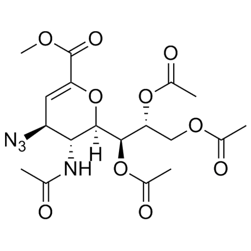 Show details for Zanamivir Azide Triacetate Methyl Ester Picture of Zanamivir Azide Triacetate Methyl Ester