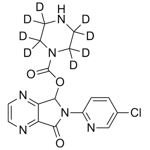 Picture of N-Desmethyl zopiclone-d8