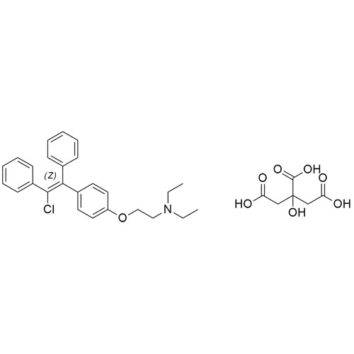 Picture of cis-Clomiphene (Zuclomiphene) Citrate