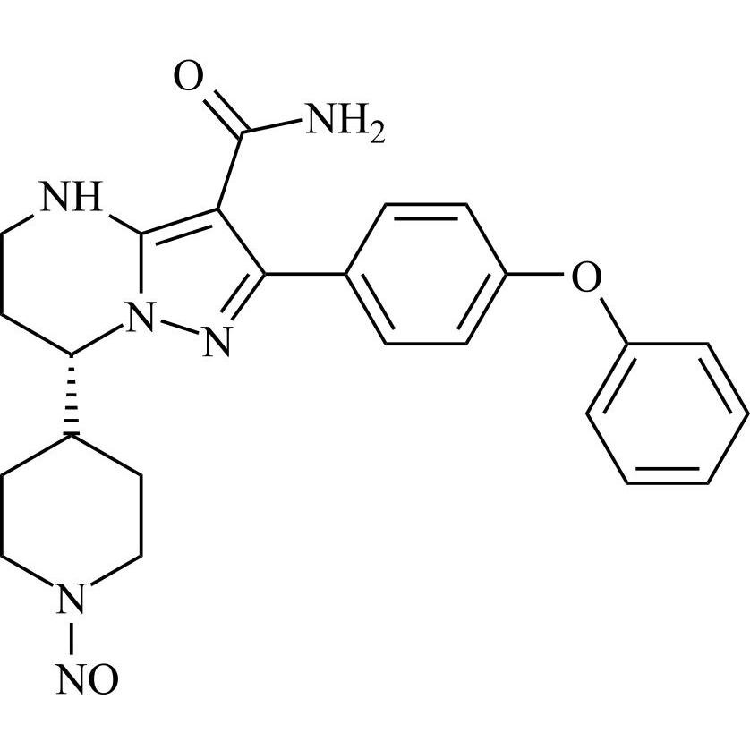 Picture of N1-Nitroso Zanubrutinib Impurity 1