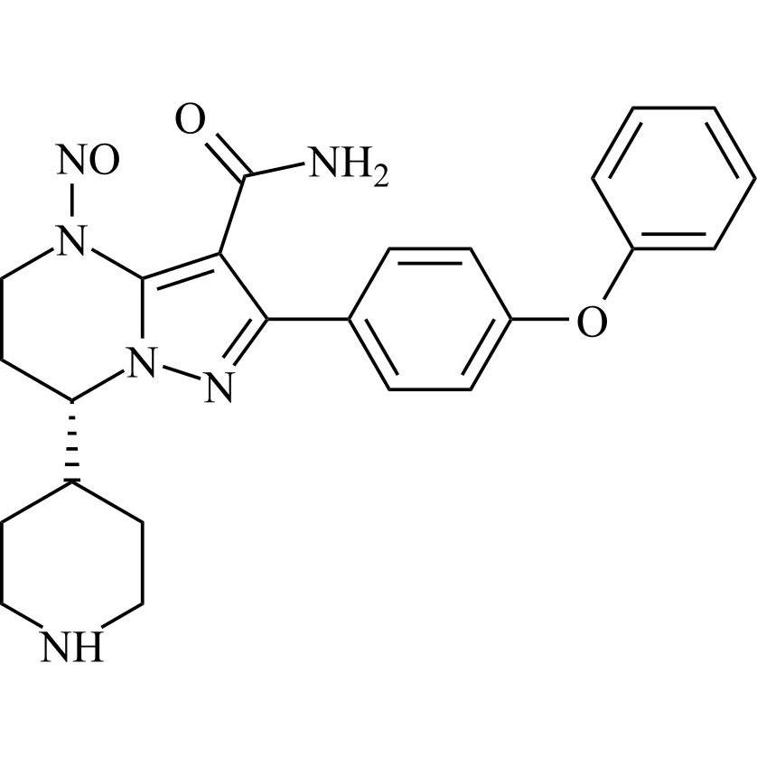 Picture of N2-Nitroso Zanubrutinib Impurity 1