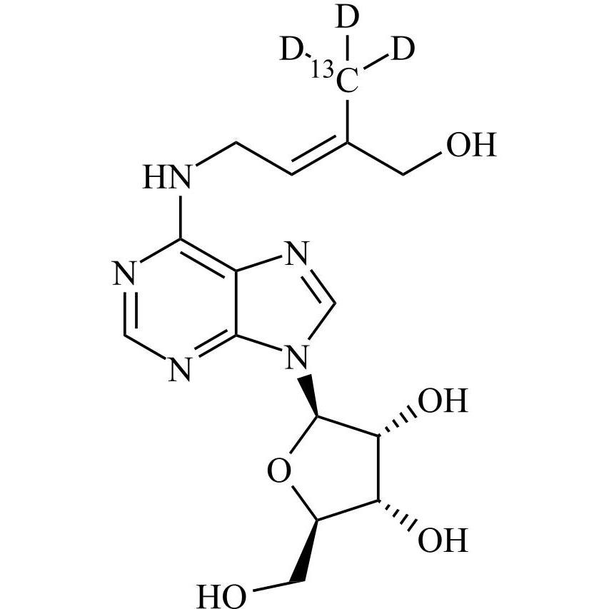 Picture of trans-Zeatin Riboside-13C-d3