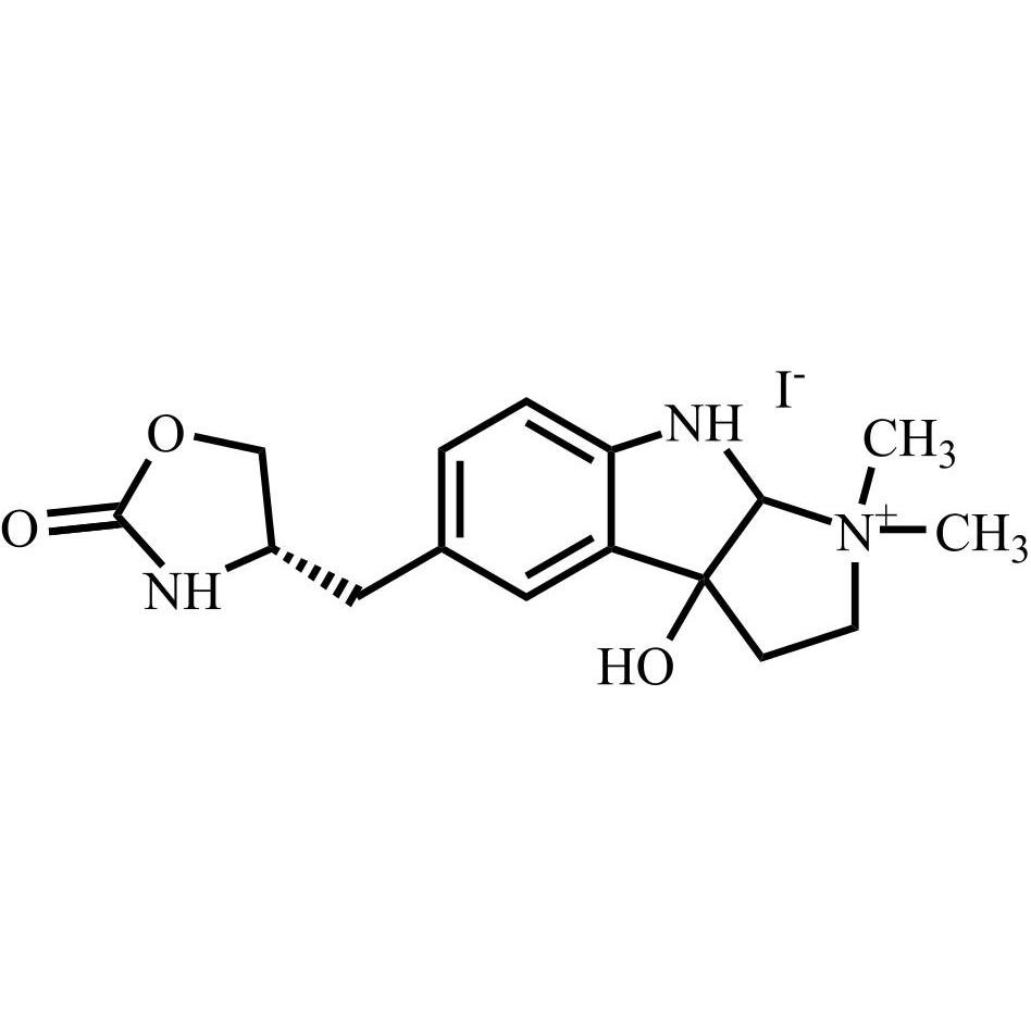 Show details for Zolmitriptan Impurity 10 Iodide (Mixture of Diastereomers) Picture of Zolmitriptan Impurity 10 Iodide (Mixture of Diastereomers)