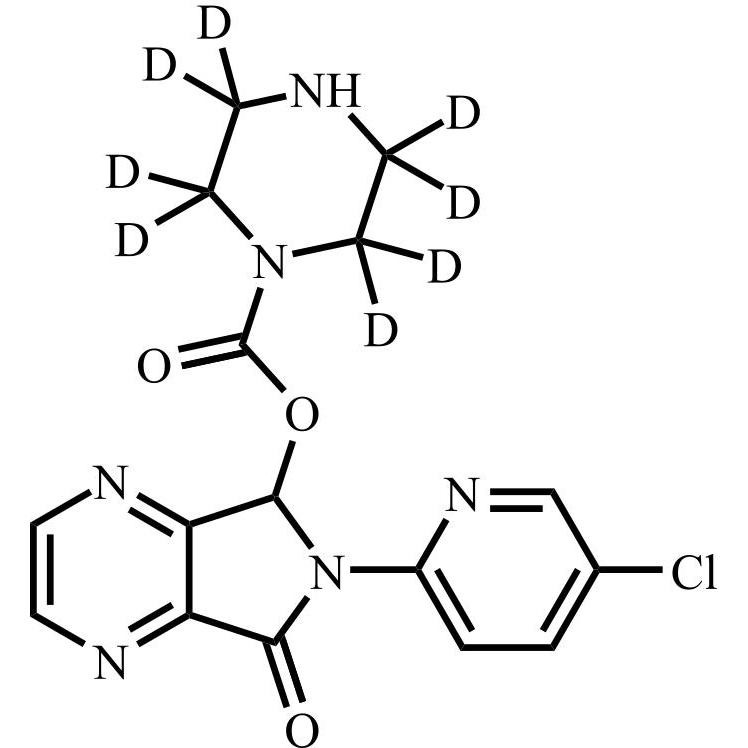 Picture of N-Desmethyl Zopiclone-d8