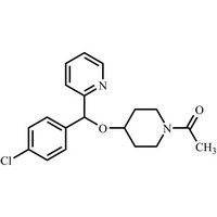 4-[(4-chlorophenyl)(2-pyridyl)methoxy]piperidine-1-carboxylic acid ethyl ester